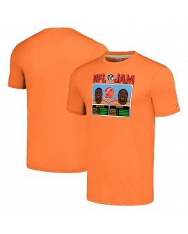 Derrick Brooks & Warren Sapp Tampa Bay Buccaneers Homage Unisex NFL Jam Retired Tri-Blend T-Shirt – Orange
