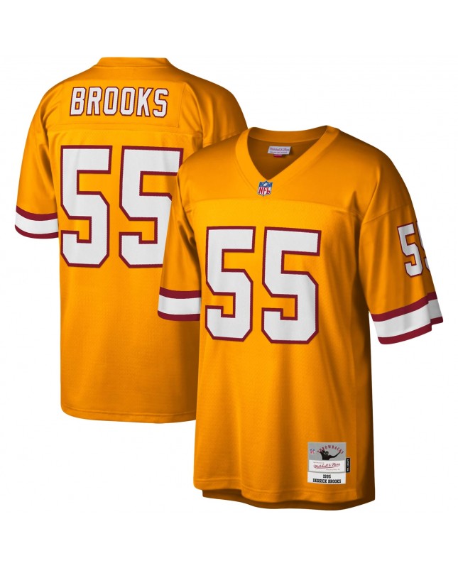 Derrick Brooks Tampa Bay Buccaneers Mitchell & Ness Big & Tall 1995 Legacy-Spielertrikot im Ruhestand – Orange