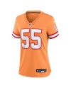 Derrick Brooks Tampa Bay Buccaneers Nike Throwback-Spieler Trikot für Damen – Orange