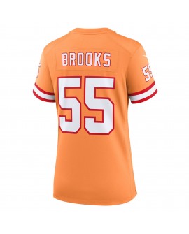 Derrick Brooks Tampa Bay Buccaneers Nike Throwback-Spieler Trikot für Damen – Orange