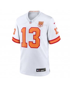 Mike Evans '76 Tampa Bay Buccaneers Nike Spieler Trikot der 50. Saison – Weiß