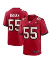 Derrick Brooks Tampa Bay Buccaneers Nike Team-Spieler Trikot der 50. Saison – Rot