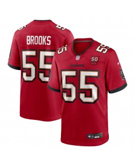 Derrick Brooks Tampa Bay Buccaneers Nike Team-Spieler Trikot der 50. Saison – Rot