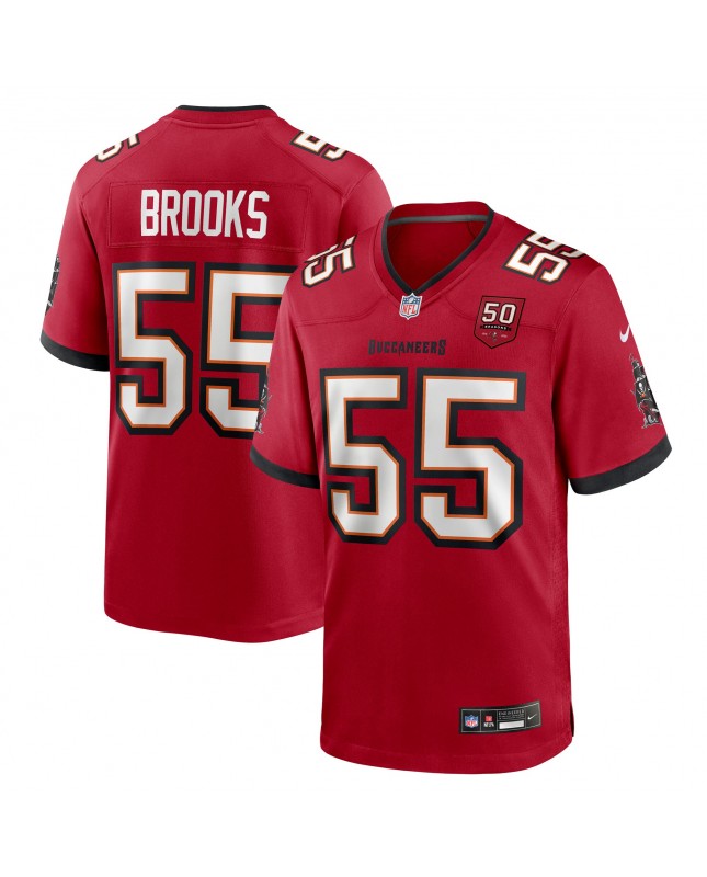 Derrick Brooks Tampa Bay Buccaneers Nike Team-Spieler Trikot der 50. Saison – Rot