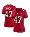 John Lynch Tampa Bay Buccaneers Nike Damen-Team-Spieler Trikot zum 50-jährigen Jubiläum – Rot