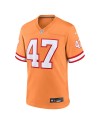 John Lynch Tampa Bay Buccaneers Nike Throwback-Spieler Trikot – Orange