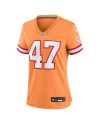 John Lynch Tampa Bay Buccaneers Nike Throwback-Spieler Trikot für Damen – Orange