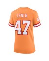 John Lynch Tampa Bay Buccaneers Nike Throwback-Spieler Trikot für Damen – Orange