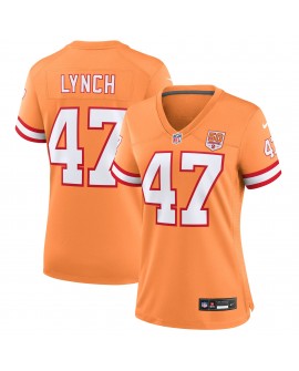 John Lynch Tampa Bay Buccaneers Nike Damen-Spieler Trikot für die 50. Saison – Creamsicle