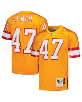 John Lynch Tampa Bay Buccaneers 1993 Mitchell & Ness Authentic Throwback-Spielertrikot im Ruhestand – Orange