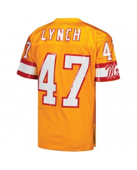 John Lynch Tampa Bay Buccaneers 1993 Mitchell & Ness Authentic Throwback-Spielertrikot im Ruhestand – Orange