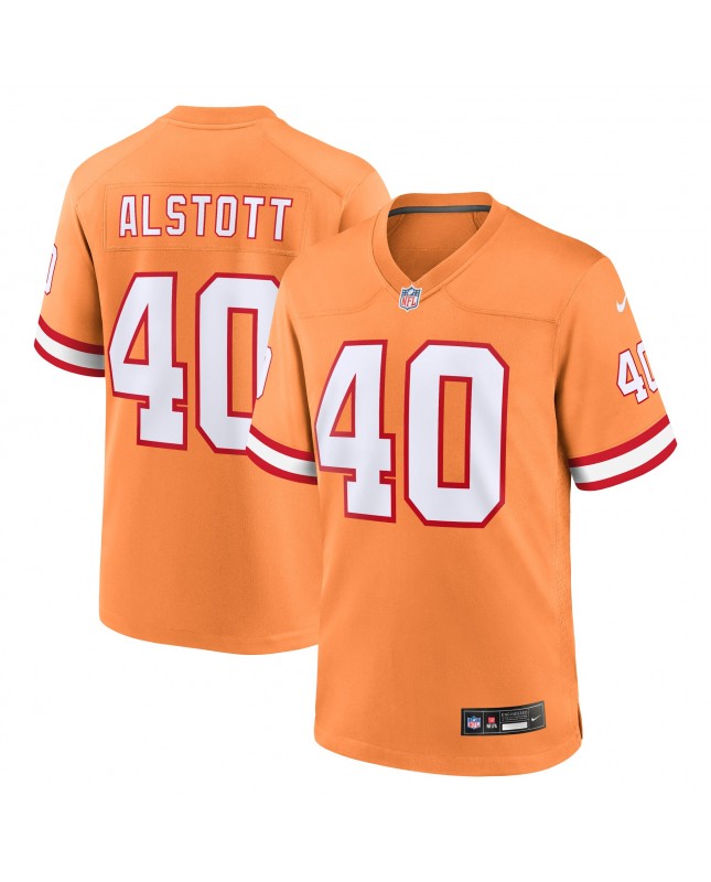Mike Alstott Tampa Bay Buccaneers Nike Throwback-Spieler Trikot – Orange