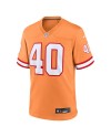 Mike Alstott Tampa Bay Buccaneers Nike Throwback-Spieler Trikot – Orange