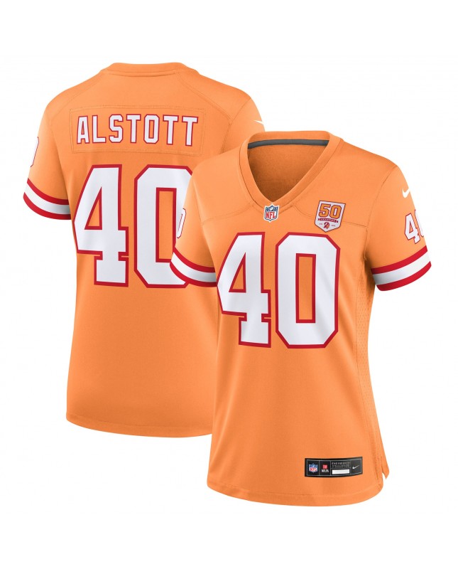 Mike Alstott Tampa Bay Buccaneers Nike Damen-Spieler Trikot für die 50. Saison – Creamsicle
