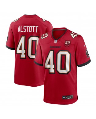 Mike Alstott Tampa Bay Buccaneers Nike 50. Saison-Teamspieltrikot – Rot