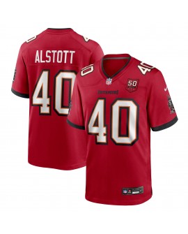 Mike Alstott Tampa Bay Buccaneers Nike 50. Saison-Teamspieltrikot – Rot