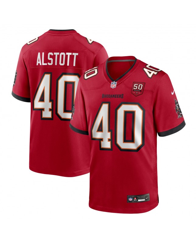 Mike Alstott Tampa Bay Buccaneers Nike 50. Saison-Teamspieltrikot – Rot