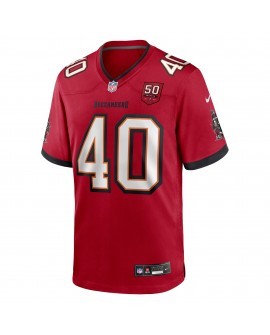 Mike Alstott Tampa Bay Buccaneers Nike 50. Saison-Teamspieltrikot – Rot