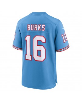Treylon Burks Tennessee Titans Nike Oilers Throwback AlternateSpielertrikot – Hellblau