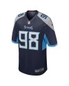 Jeffery Simmons Tennessee Titans Nike Jugend-Spieler Trikot – Marineblau