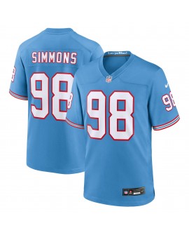 Jeffery Simmons Tennessee Titans Nike Jugend-Spieler Trikot – Hellblau