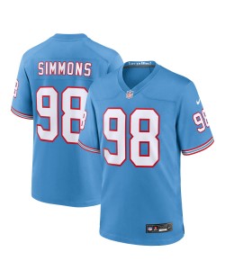 Jeffery Simmons Tennessee Titans Nike Jugend-Spieler Trikot – Hellblau