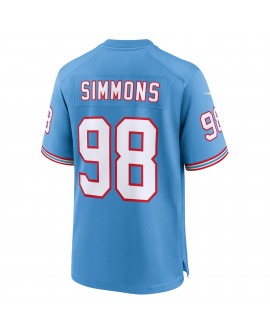 Jeffery Simmons Tennessee Titans Nike Jugend-Spieler Trikot – Hellblau
