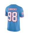 Jeffery Simmons Tennessee Titans Nike Vapor F.U.S.E. Limitiertes Trikot – Hellblau