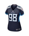 Jeffery Simmons Tennessee Titans Nike Damen-Ausweichtrikot – Marineblau