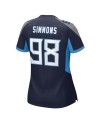 Jeffery Simmons Tennessee Titans Nike Damen-Ausweichtrikot – Marineblau