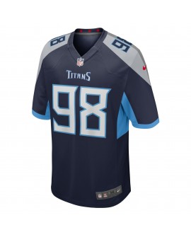 Jeffery Simmons Tennessee Titans Nike Spieler Trikot – Marineblau