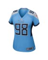 Jeffery Simmons Tennessee Titans Nike Damen-Team-Spieler Trikot – Hellblau