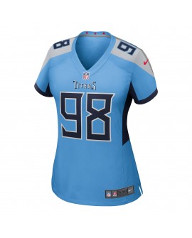 Jeffery Simmons Tennessee Titans Nike Damen-Team-Spieler Trikot – Hellblau