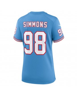 Jeffery Simmons Tennessee Titans Nike Damen-Spielertrikot – Hellblau