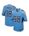 Jeffery Simmons Tennessee Titans Nike Team Game-Trikot – Hellblau