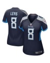 Will Levis Tennessee Titans Nike Damen-Ausweichspieltrikot – Marineblau