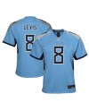 Will Levis Tennessee Titans Nike Jugend-Spieler Trikot – Hellblau