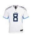 Will Levis Tennessee Titans Nike Jugend-Spieler Trikot – Weiß