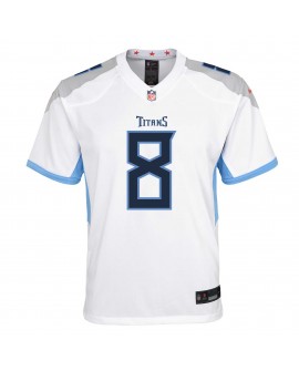 Will Levis Tennessee Titans Nike Jugend-Spieler Trikot – Weiß