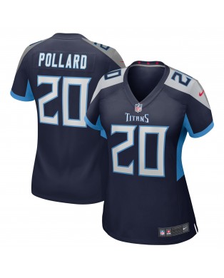 Tony Pollard Tennessee Titans Nike Spiele-Trikot für Damen – Marineblau