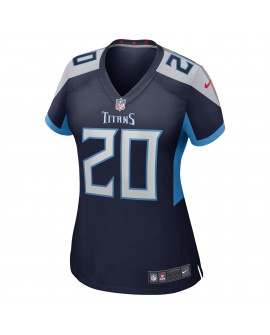 Tony Pollard Tennessee Titans Nike Spiele-Trikot für Damen – Marineblau