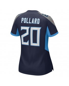 Tony Pollard Tennessee Titans Nike Spiele-Trikot für Damen – Marineblau