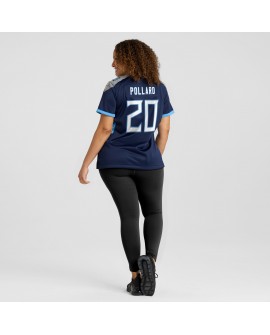 Tony Pollard Tennessee Titans Nike Spiele-Trikot für Damen – Marineblau