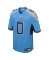 Calvin Ridley Tennessee Titans Nike Team Game-Trikot – Hellblau