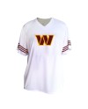Jayden Daniels Washington Commanders Damenmode-Trikot in Übergröße – Weiß