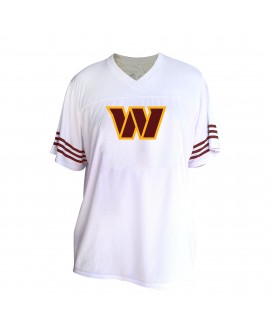 Jayden Daniels Washington Commanders Damenmode-Trikot in Übergröße – Weiß