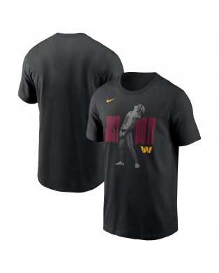 Jayden Daniels Washington Commanders Nike Just Do It T-Shirt – Schwarz