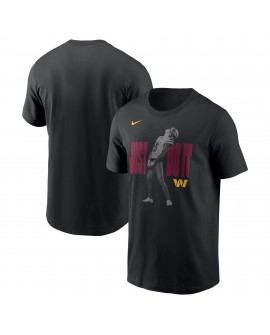 Jayden Daniels Washington Commanders Nike Just Do It T-Shirt – Schwarz
