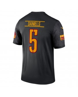 Jayden Daniels Washington Commanders Nike Legend Spieler Performance Top – Schwarz