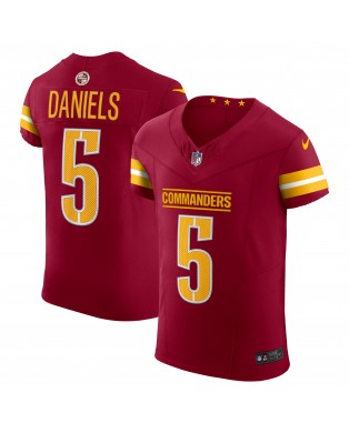 Jayden Daniels Washington Commanders Nike Team Vapor F.U.S.E. Elite-Trikot – Burgunderrot
